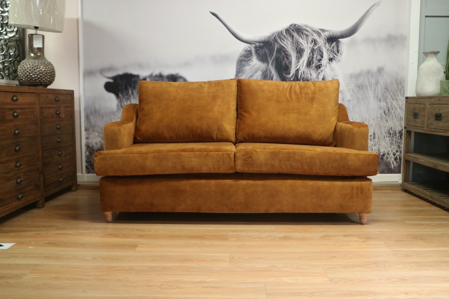 Atley - 3 Seater Sofa Bed- Warwick Lovely Tumeric