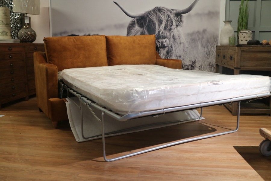 Atley - 3 Seater Sofa Bed- Warwick Lovely Tumeric