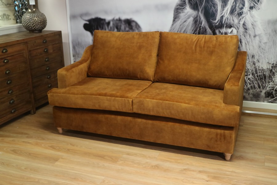 Atley - 3 Seater - Velour Pacific