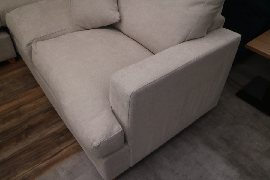 Fyce Corner Sofabed - 2x2 Seater - Finesse Chalk