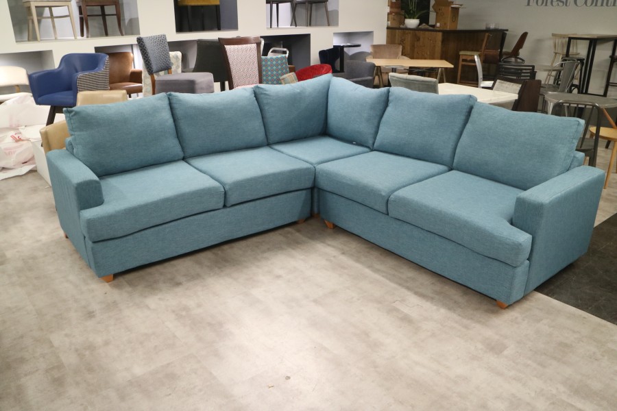 Fyce Corner Sofa - 2x2 Seater - Key Largo Atlantic