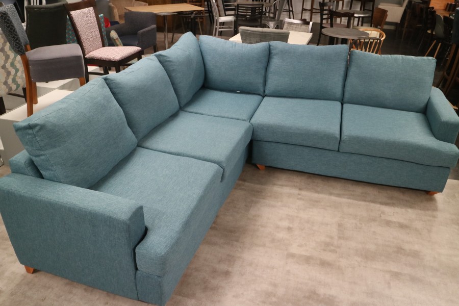 Fyce Corner Sofa - 2x2 Seater - Key Largo Atlantic