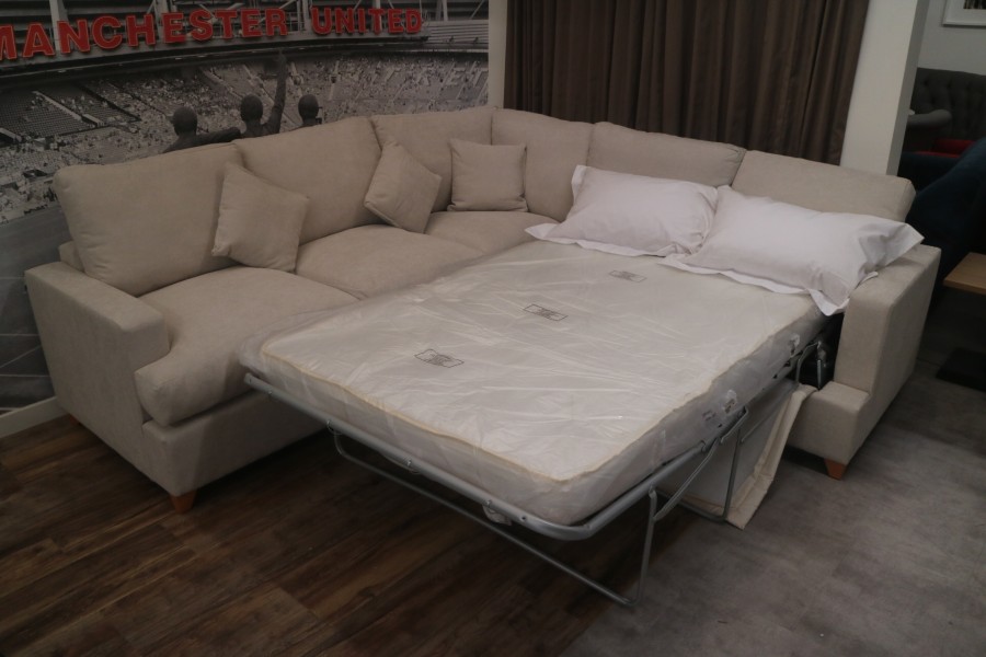 Fyce Corner Sofa - 2x2 Seater - Finesse Chalk