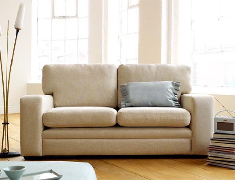Abbey Fabric Lounge Sofa - 3 Seater - Alpaka Pepper