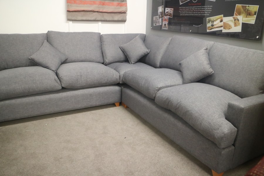 Fyce Corner Sofa - 3x3 Seater - Key Largo Lead