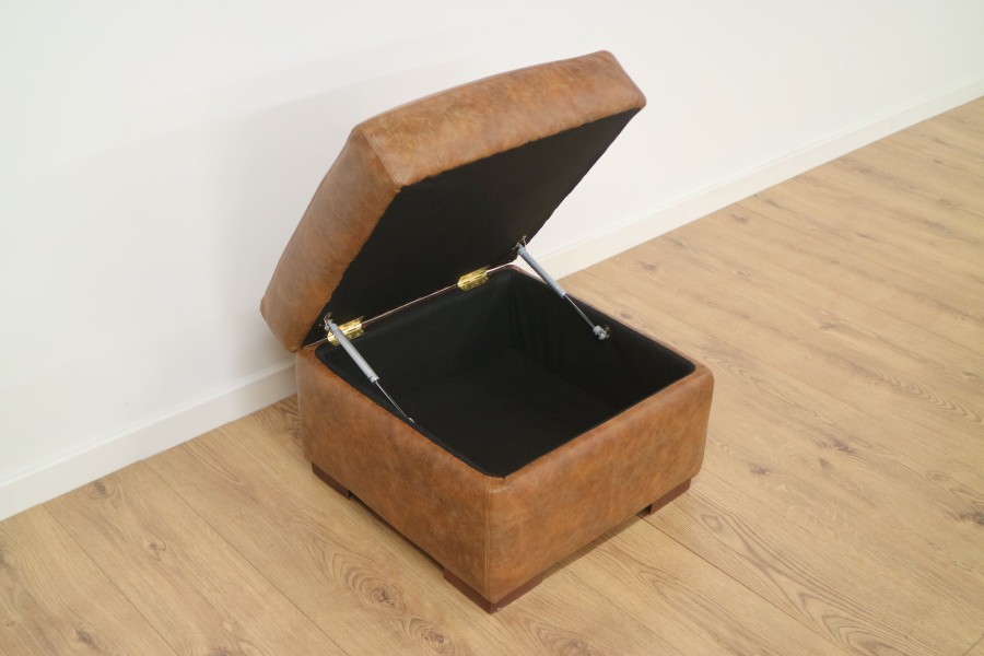 Bagel Storage Stool - Macy Bagel Stool - Vintage Tan
