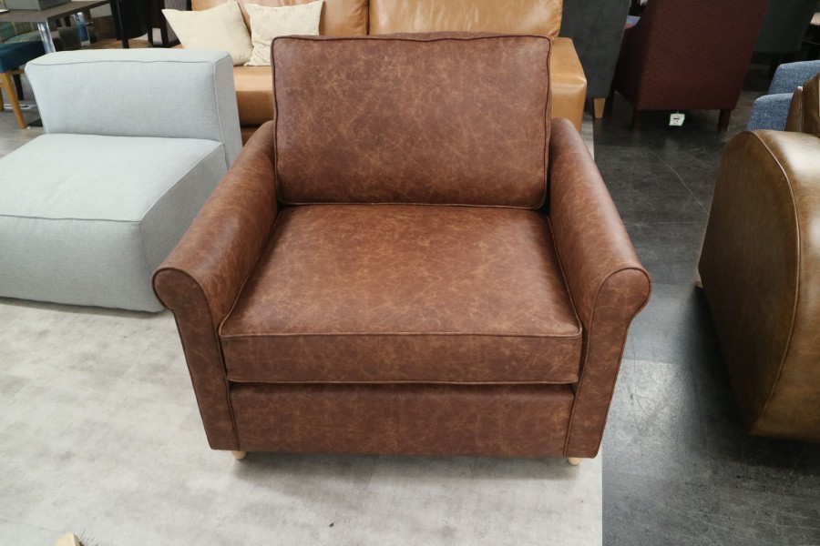 Salisbury Leather Sofa - 1.5 Seater - Apache Tan