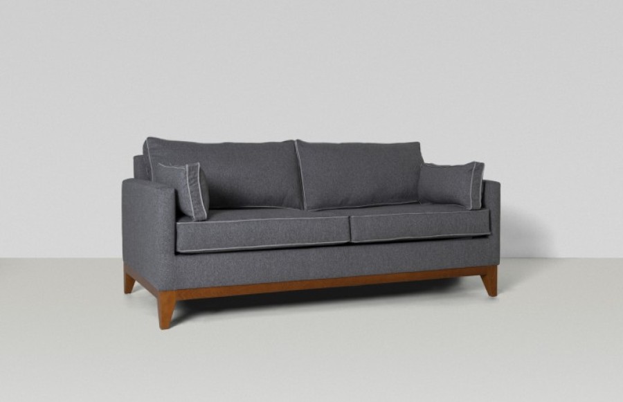 Crosby Fabric Sofa Bed - Medium - Alpaka Denim