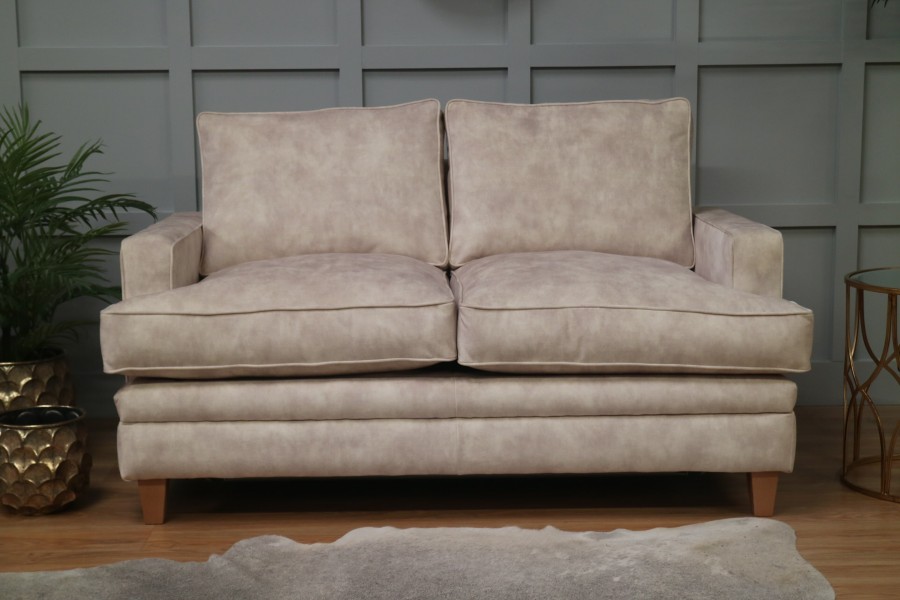 Everest Fabric Sofa Bed - 2.5 Seater Sofa Bed - Lovely Almond
