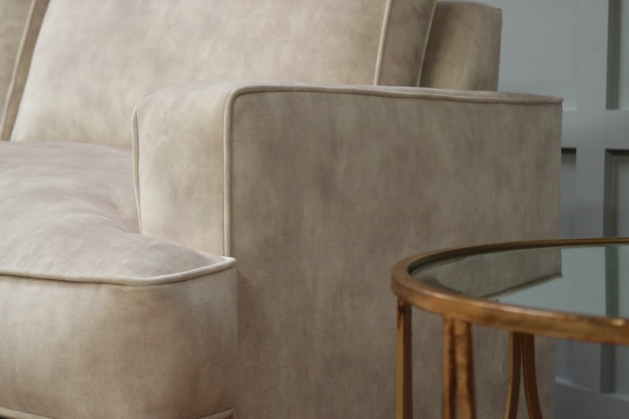 Everest Fabric Sofa Bed - 2.5 Seater Sofa Bed - Lovely Almond