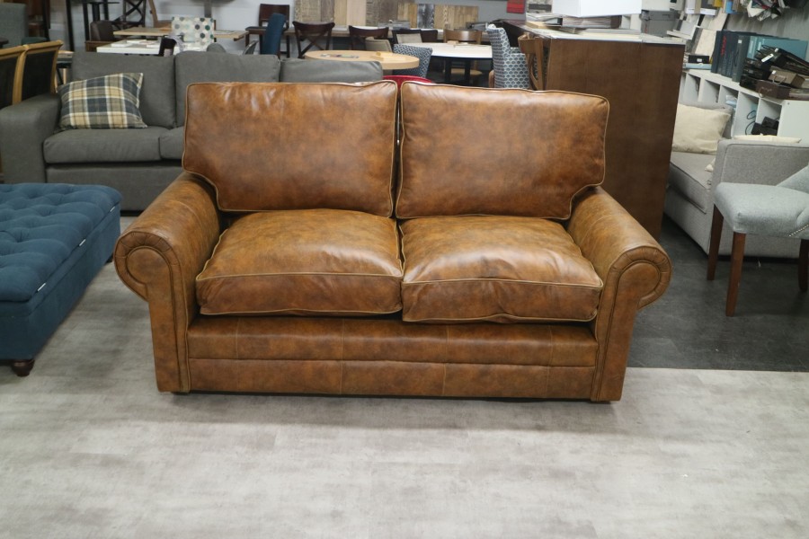 Portland Leather Sofa - 2.5 Seater - Vintage Tan