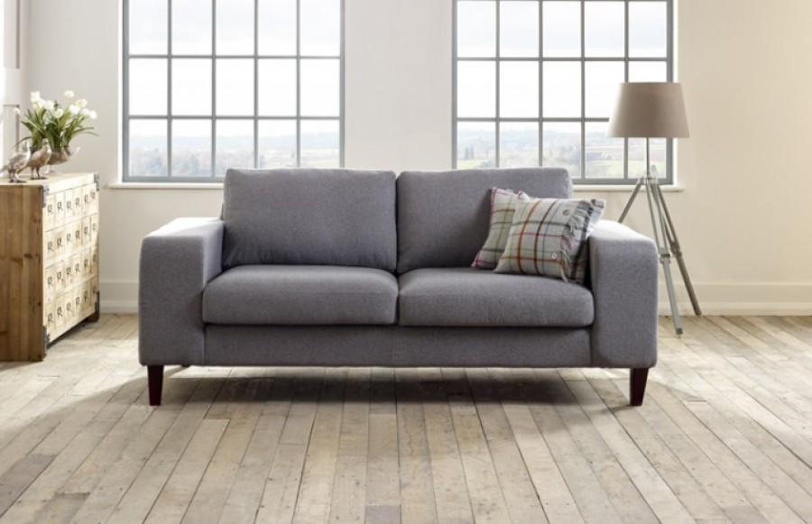 Wellington Fabric Sofa - 1.5 Seater - Lana Koala