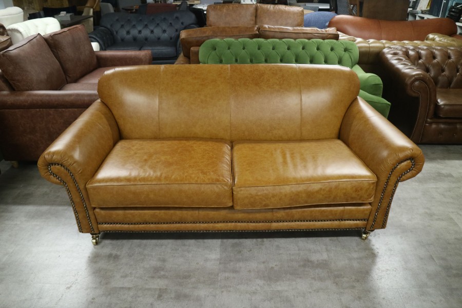 Rochester 3 seater leather sofa hotsell