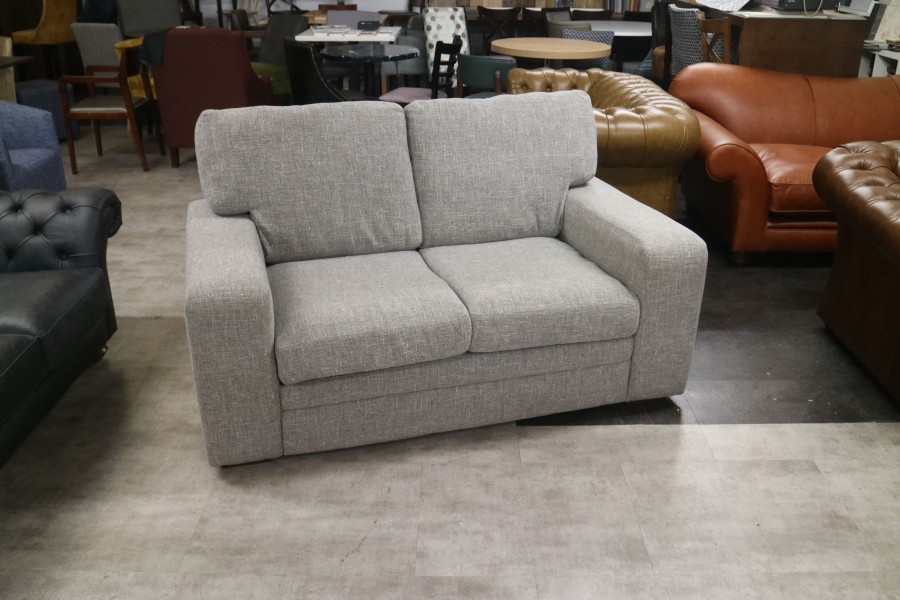 Abbey Fabric Lounge Sofa - 2 Seater - Freya Granite
