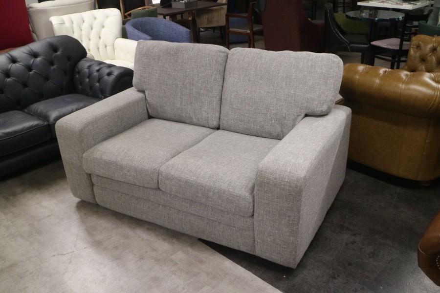 Abbey Fabric Lounge Sofa - 2 Seater - Freya Granite