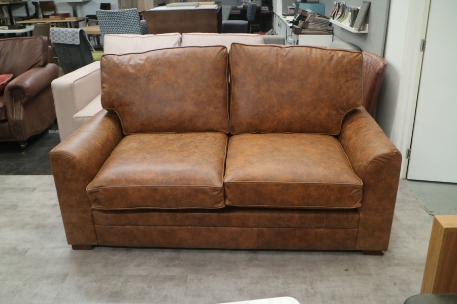 Liberty Leather Sofa - 2.5 Seater - Vintage Tan