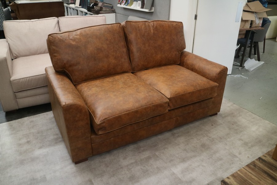Liberty Leather Sofa - 2.5 Seater - Vintage Tan