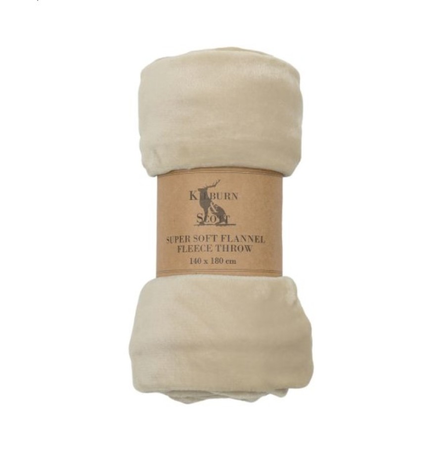 Oatmeal Fleece Throw Soft Furnishings