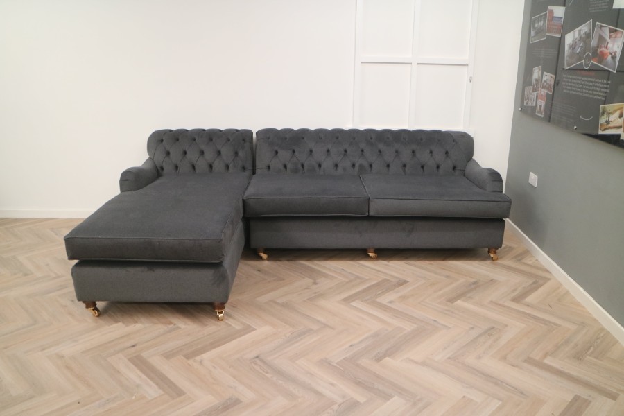 Harris Chaise Corner Sofa - 3.5 x LHF Chaise - Alpaka Anthracite