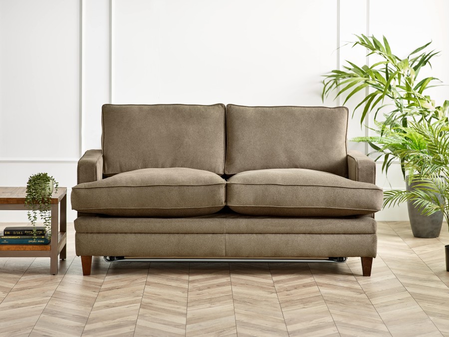 Everest Fabric Sofa Bed - 3 Seater Sofa Bed - Alpaka Cypress