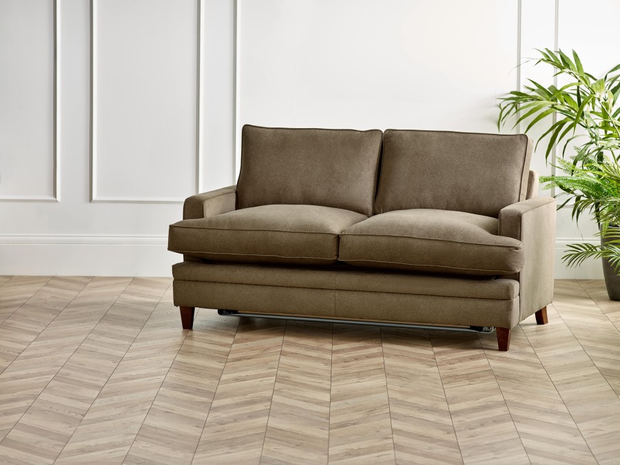 Everest Fabric Sofa Bed - 3 Seater Sofa Bed - Alpaka Cypress