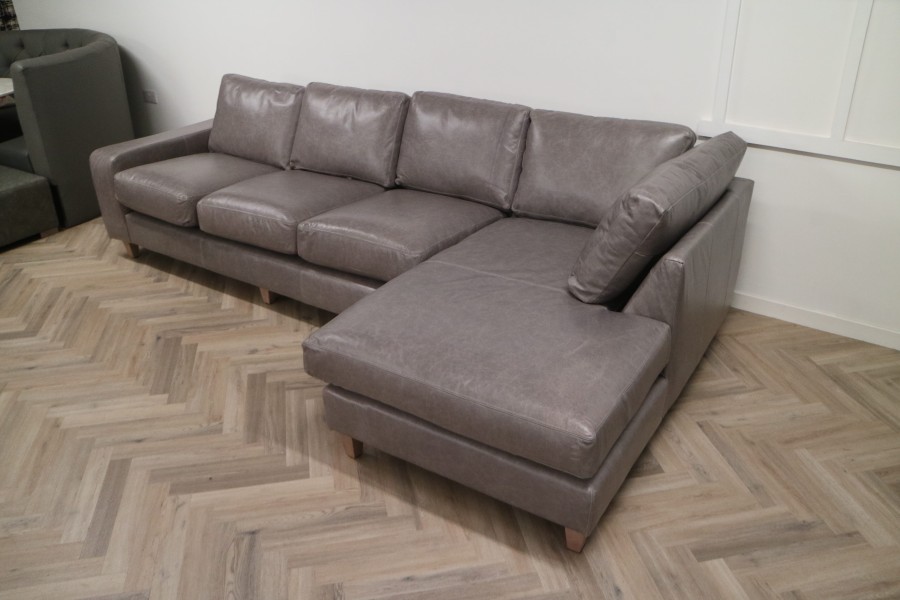 Wellington Chaise Corner Sofa - 4 x Chaise Sofa - Old English Lead