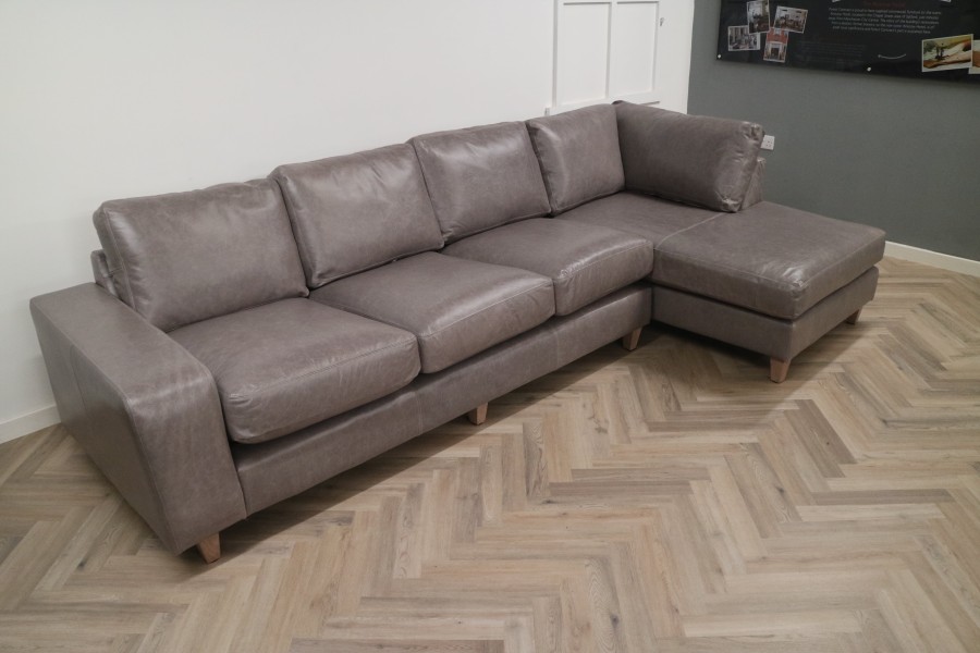 Wellington Chaise Corner Sofa - 4 x Chaise Sofa - Old English Lead
