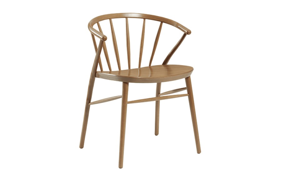 Camborne Scandi Arm Chair - Oak