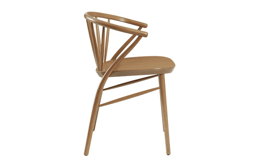 Camborne Scandi Arm Chair - Oak