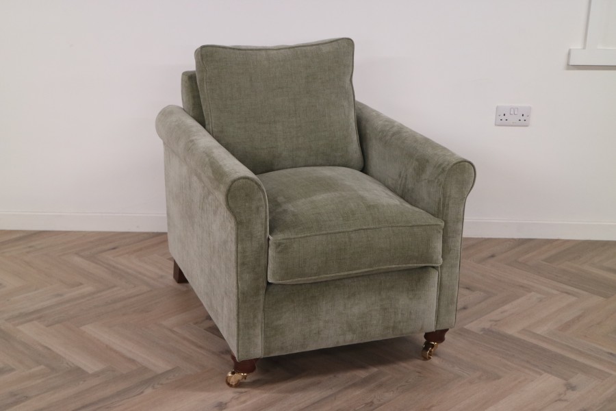 Salisbury Fabric Sofa - Chair - Mythica Sage