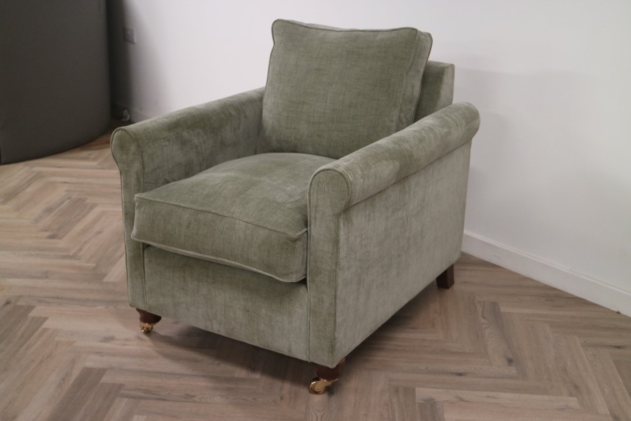 Salisbury Fabric Sofa - Chair - Mythica Sage
