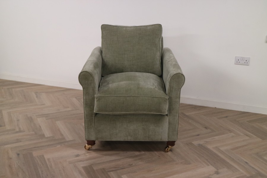 Salisbury Fabric Sofa - Chair - Mythica Sage