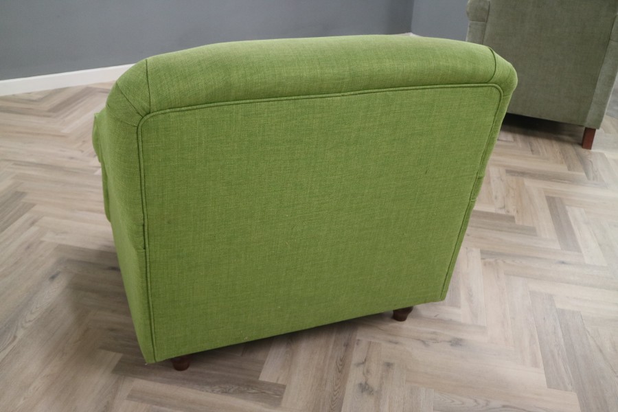 St George Fabric Sofa - Chair - Linetta Lime