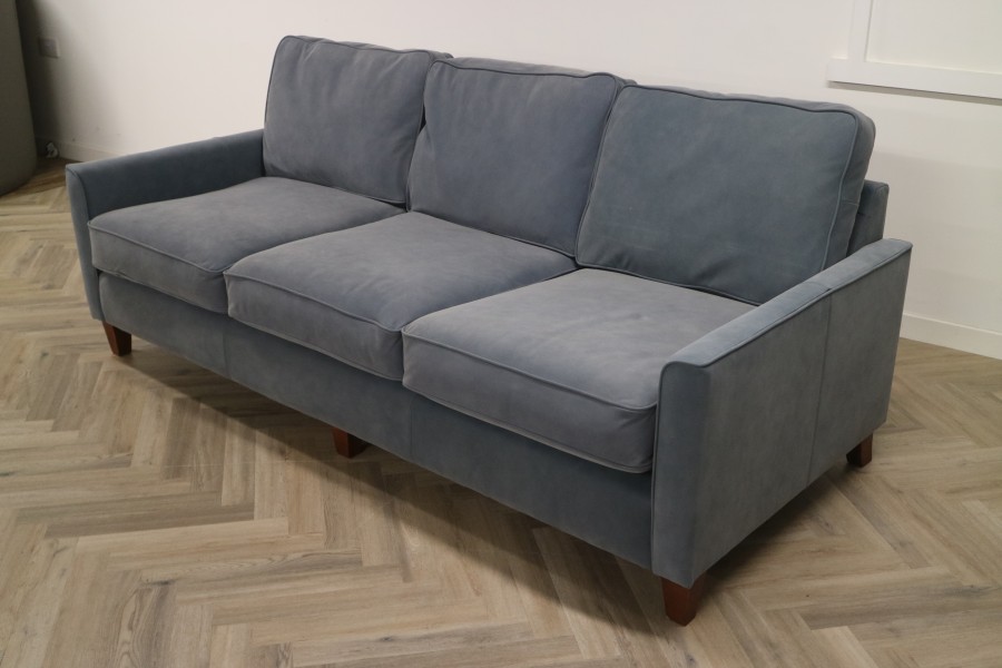 Columbus Leather Sofa - 4 Seater - Tempesta Oceanside