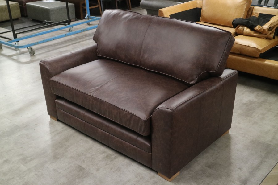 Liberty Leather Sofa - Loveseat - Dune Coffee