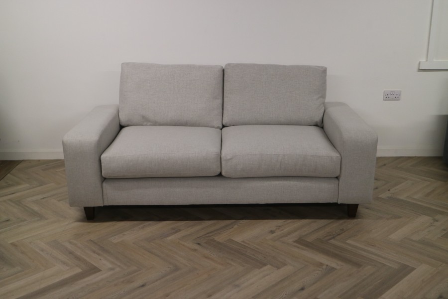 Wellington Contemporary Fabric Sofa - 3 Seater - Sketch Smoke