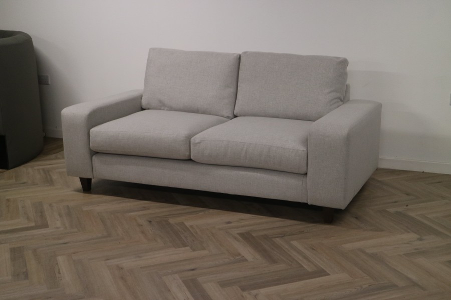 Wellington Contemporary Fabric Sofa - 3 Seater - Sketch Smoke