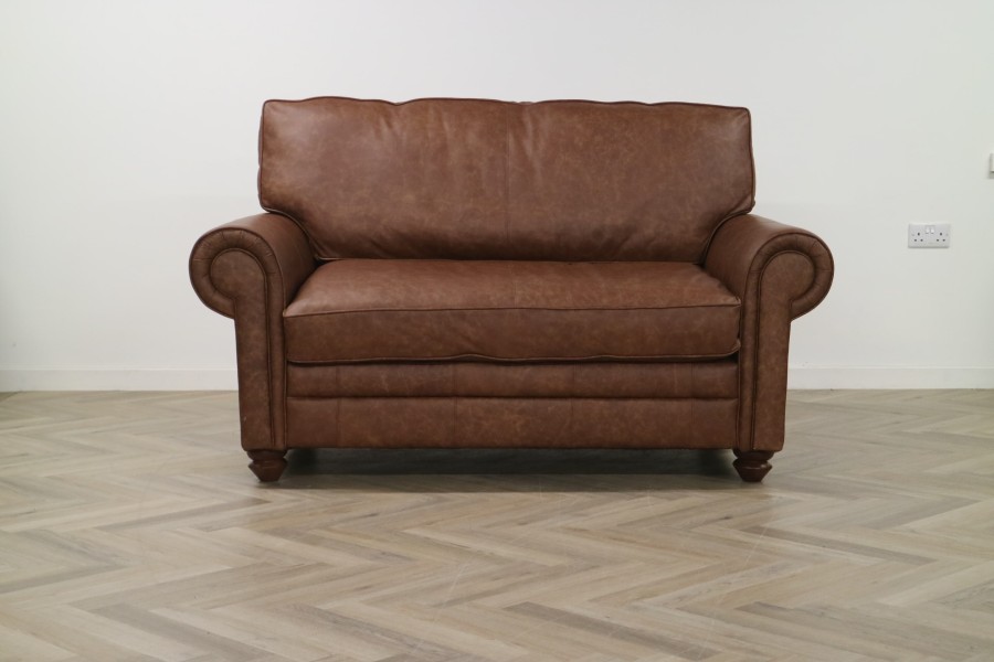 Portland Leather Sofa - Loveseat - Apache Tan