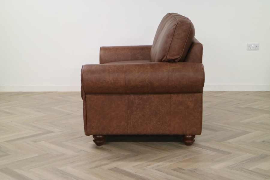 Portland Leather Sofa - Loveseat - Apache Tan