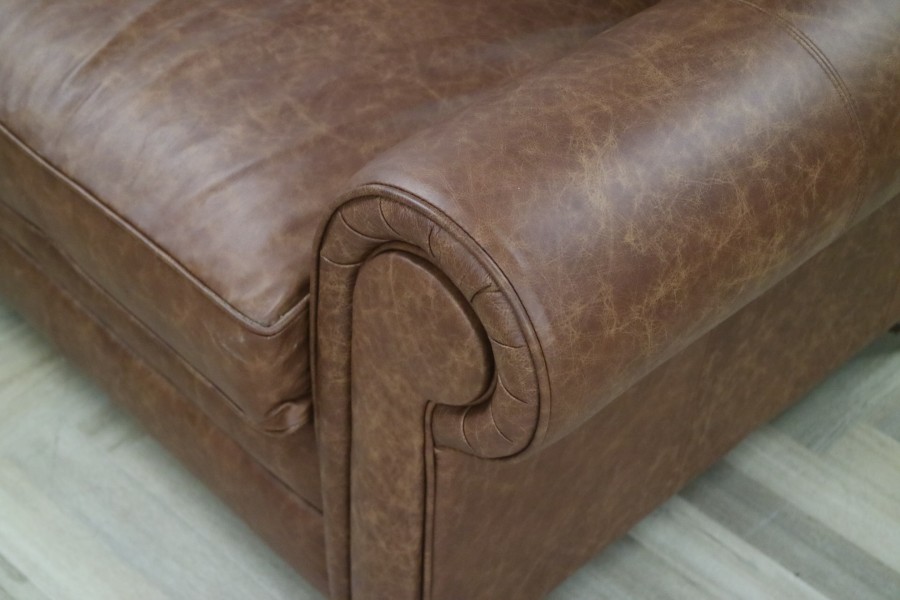 Portland Leather Sofa - Loveseat - Apache Tan
