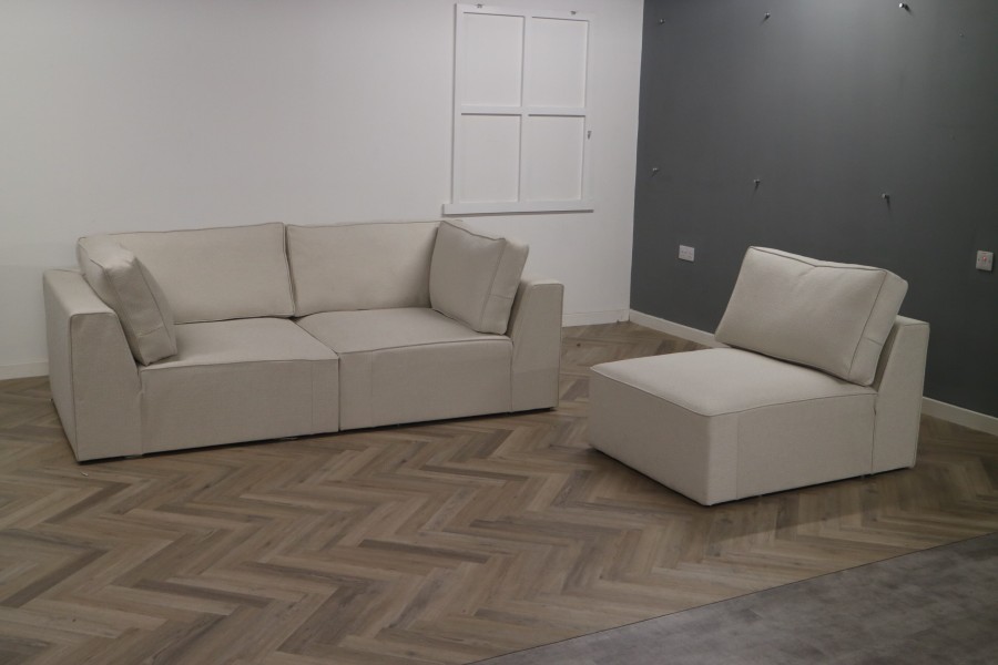 Newbury Modular Sofa - 3 Module - Seattle Canvas
