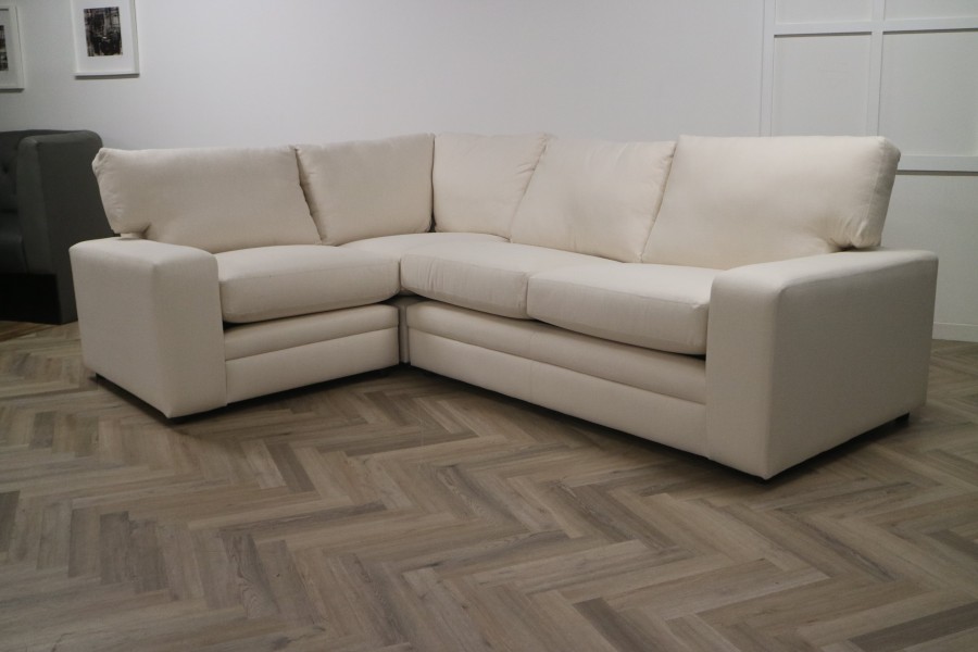 Abbey Fabric Corner Couch - 3 x 1.5str x Corner - Harbour Linen