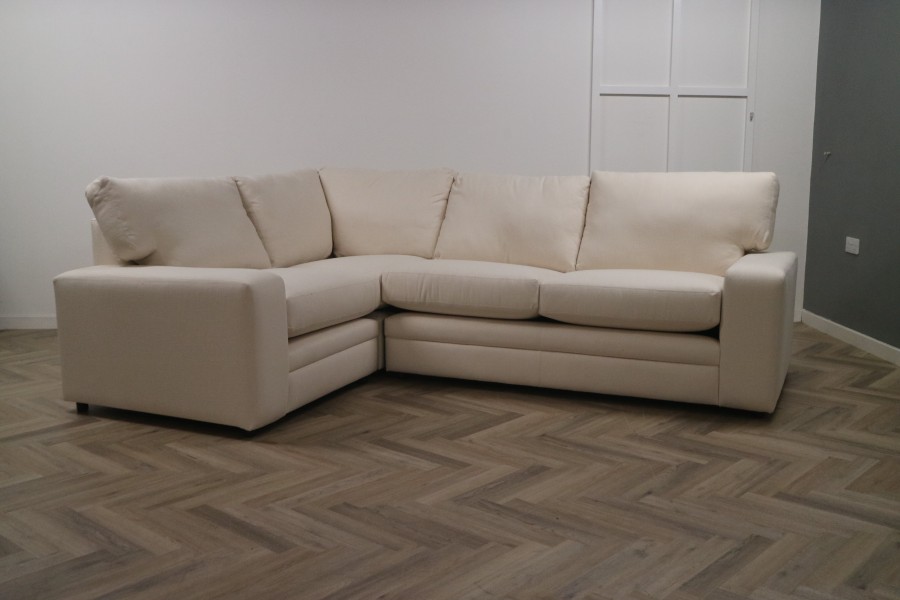 Abbey Fabric Corner Couch - 3 x 1.5str x Corner - Harbour Linen