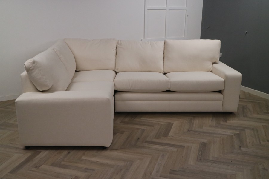 Abbey Fabric Corner Couch - 3 x 1.5str x Corner - Harbour Linen