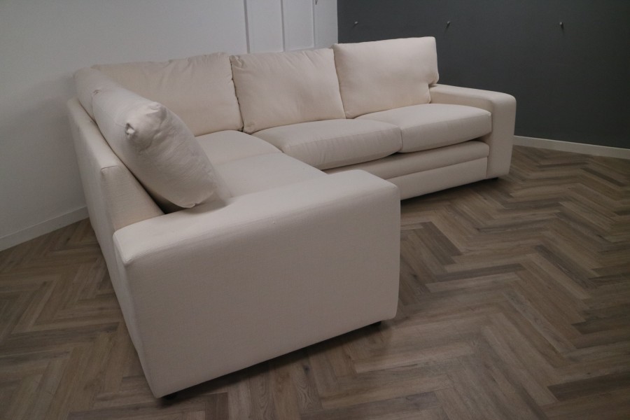 Abbey Fabric Corner Couch - 3 x 1.5str x Corner - Harbour Linen