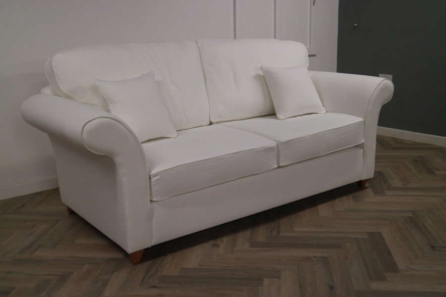 Langley Fabric Sofa - 3 Seater - Splash Optic