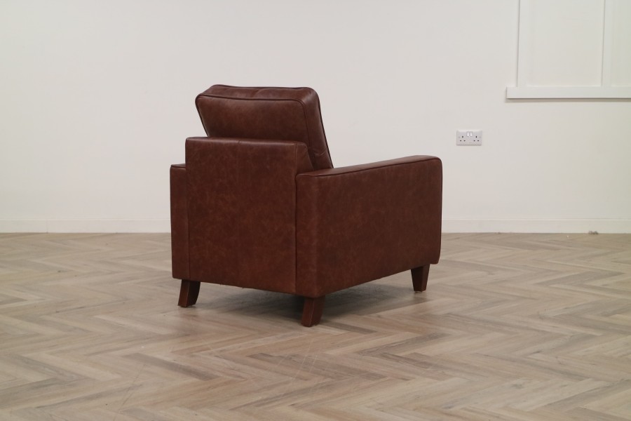 Drake Simple Sofa - Chair - Dune Hazel
