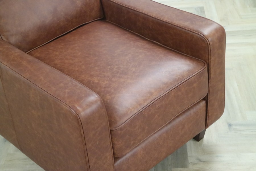 Drake Simple Sofa - Chair - Dune Hazel