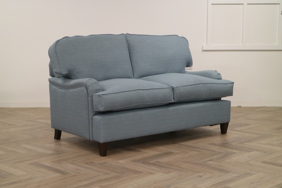 Downton Fabric Sofa - 2.5 Seater - Emporio Sky