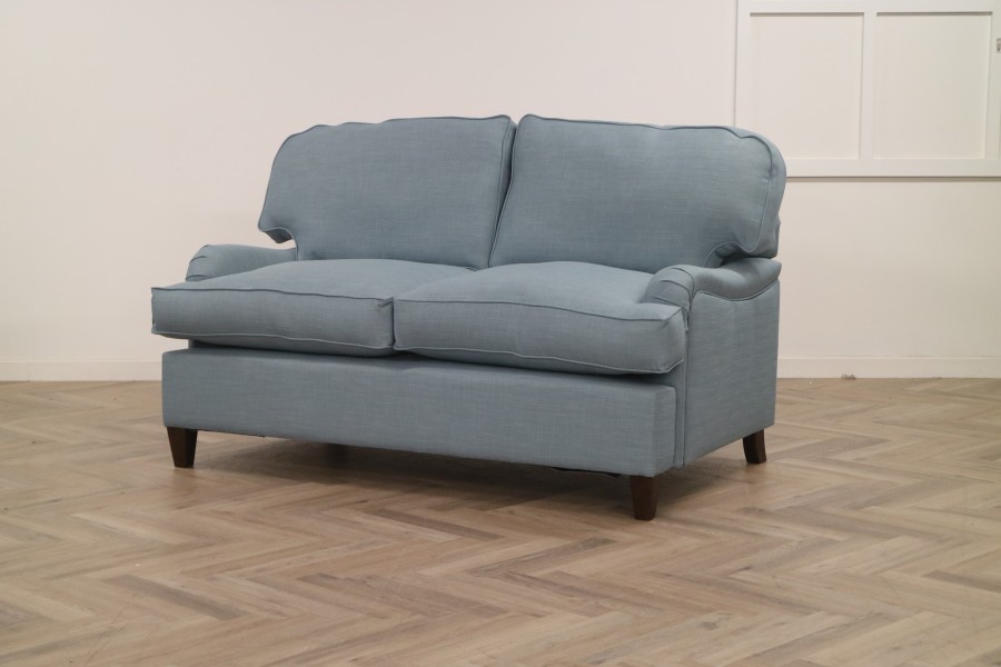 Downton Fabric Sofa - 2.5 Seater - Emporio Sky